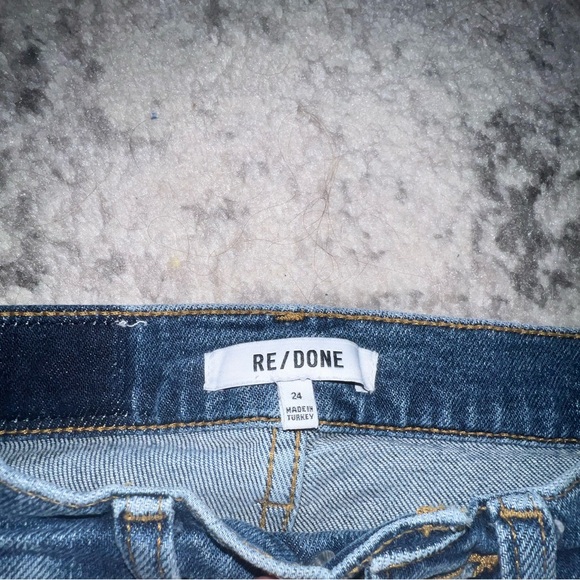 REDONE high rise stretch skinny jeans size 24 - Picture 3 of 8